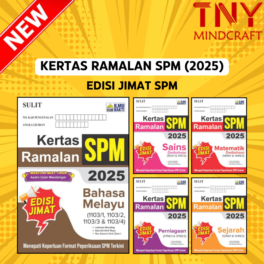 [TNY] IB: Kertas Ramalan SPM (Tingkatam 4 & 5) Edisi Jimat 2025 - Ilmu Bakti