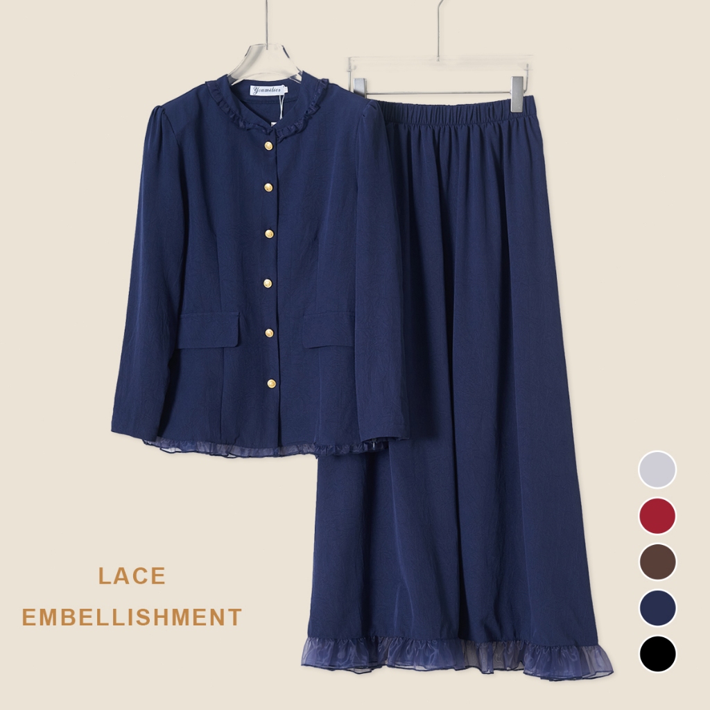 LACE EMBELLISHMENT DRESS / SKIRT / TOP ✨ Elegant & Chic Design | Ladies Fashion | Ready Stock BBML005