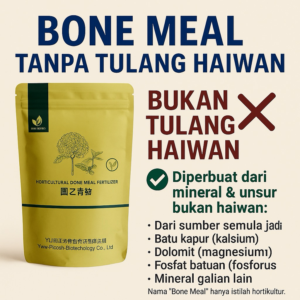 Baja Tulang Bunga & Buah | 骨粉花肥 有机 | Bone Meal Fertilizer Organic Tinggi Fosforus Promosi Berbunga Berbuah