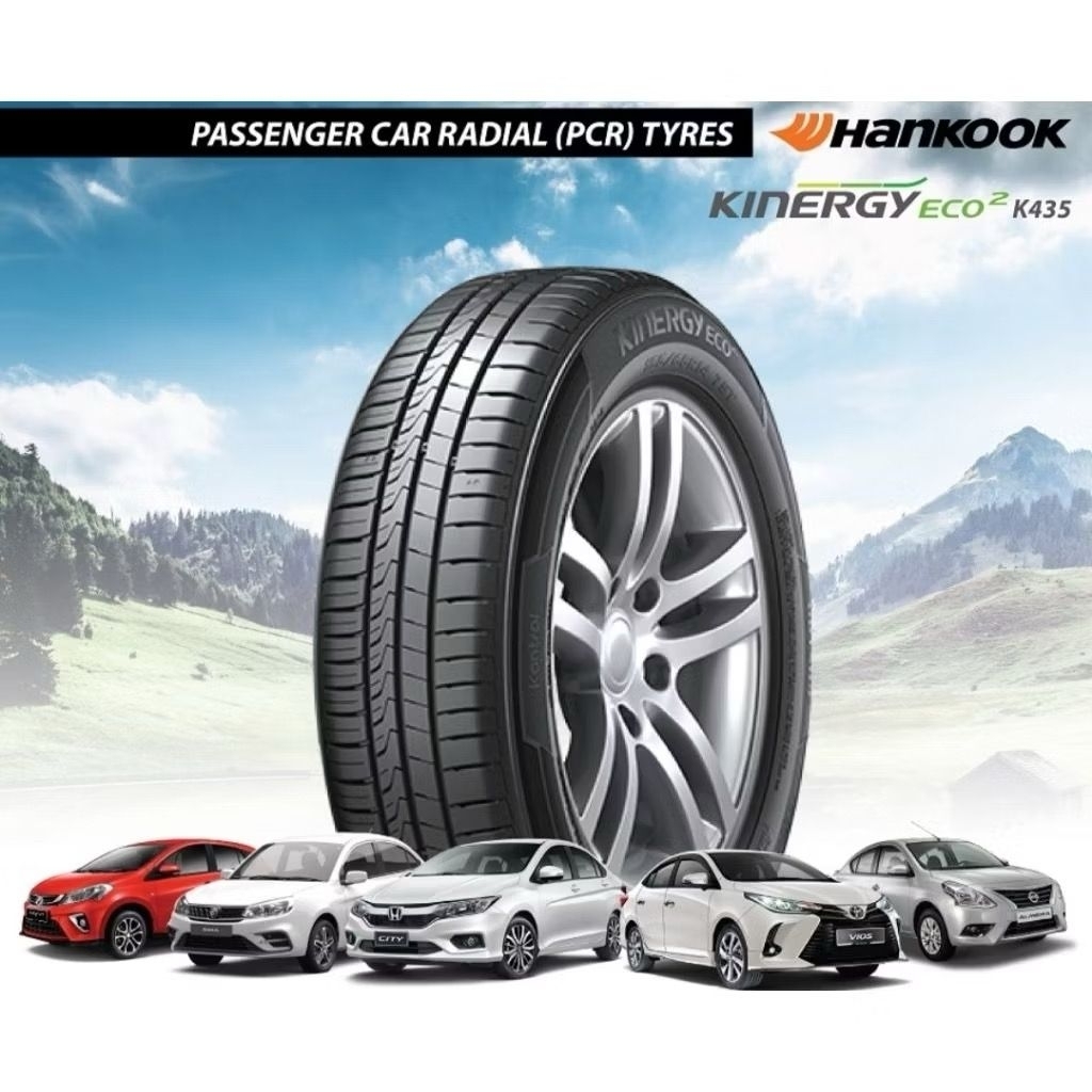 HANKOOK New Tyre K435 Tayar Tire Toyota Honda Perodua Proton Nissan
