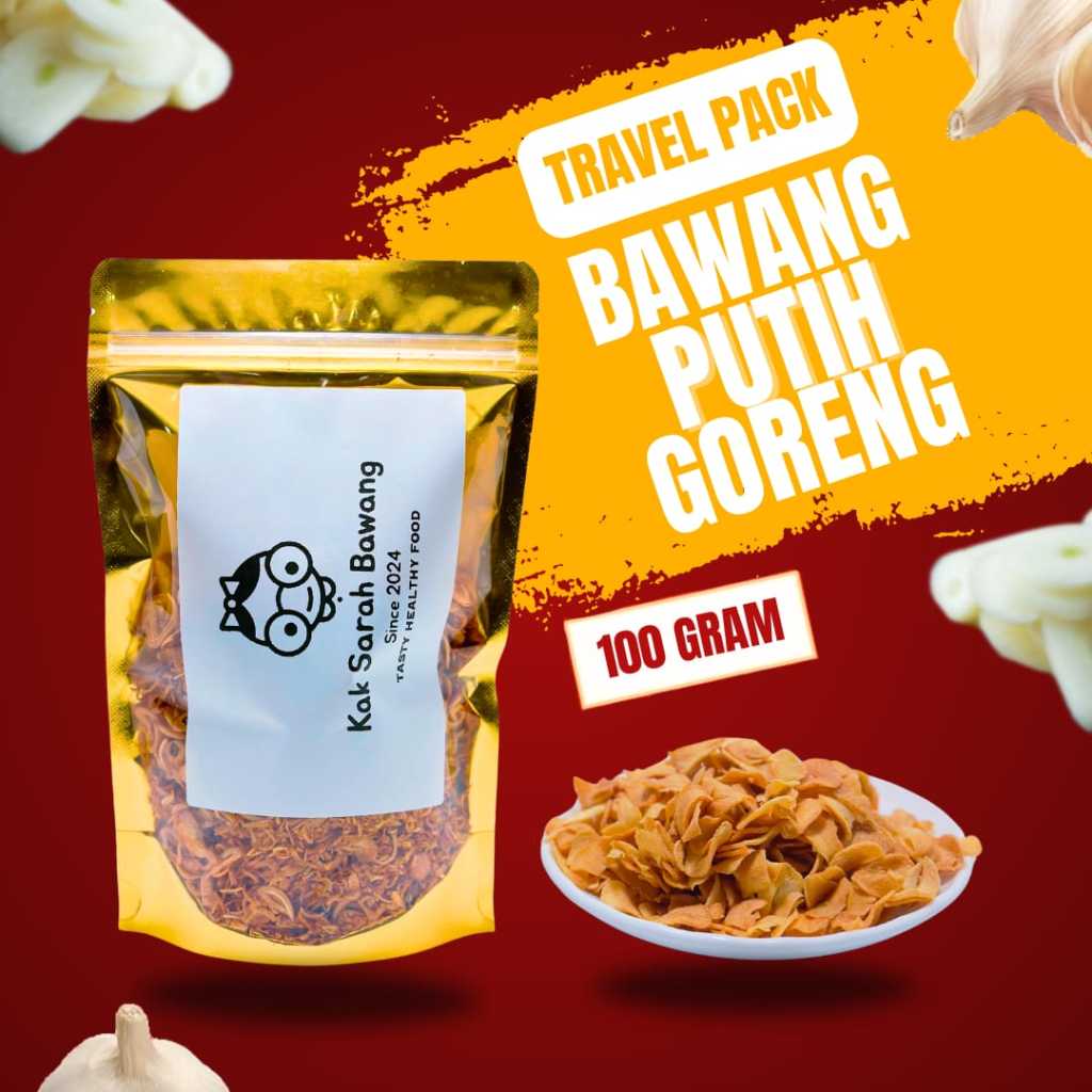 Travel Pack Bawang Goreng Rangup Premium by Kak Sarah – Bawang Ros & Bawang Putih