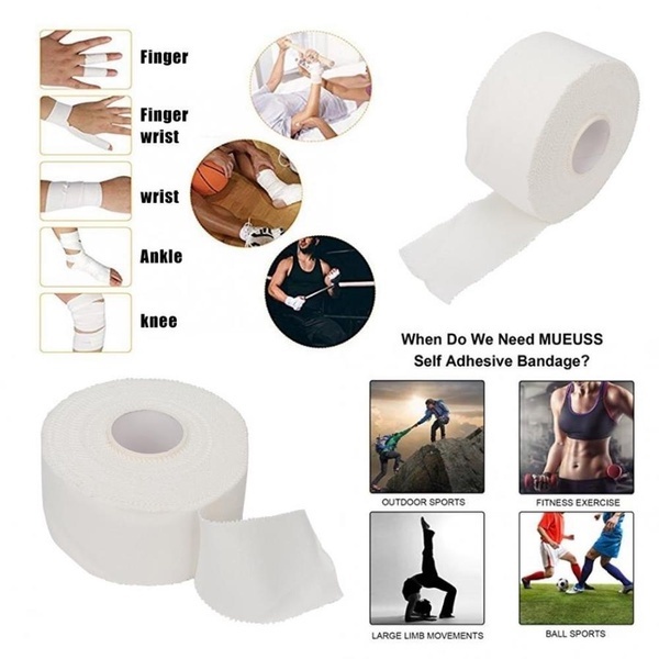 Elastic Sports Cotton Tape for Muscle Care & Injury