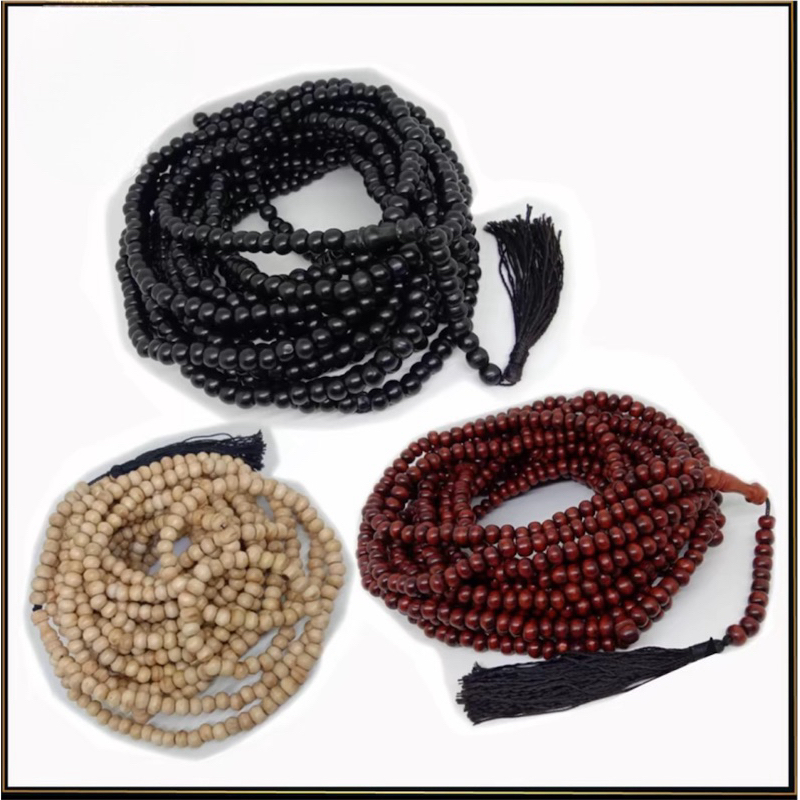 Tasbih Kayu Kukon 500/1000 Grains/biji Of Original Dannisun Wood tasbih 7mm Asli Dari Indonesia