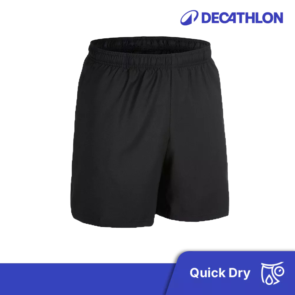 Decathlon Men's Fitness Cardio Training Shorts FST 100 (Quick Drying, Stretch) - Domyos