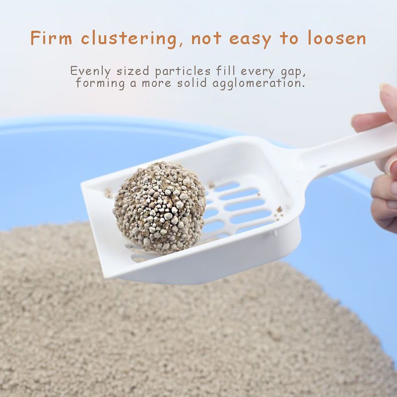 4.8KG Cat Litter Super Clumping Bentonite Cat Sand No Odor High Quality Cat Litter pasir kucing murah 猫砂
