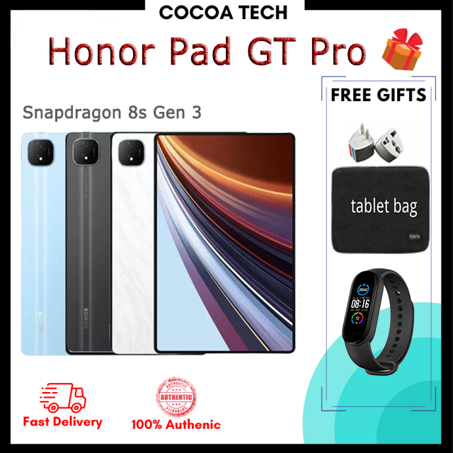 Honor Pad GT Pro Tablet 12.3inch Snapdragon 8s Gen 3 144HZ 3K OLED Screen 10050mah Honor Magic pad