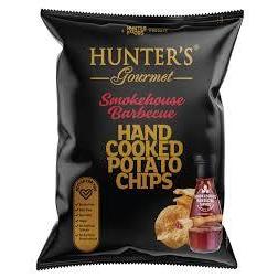 HUNTER'S GOURmet Hand COOK POTATO CHIPS S/BBQ 125G chip keropok snack snek