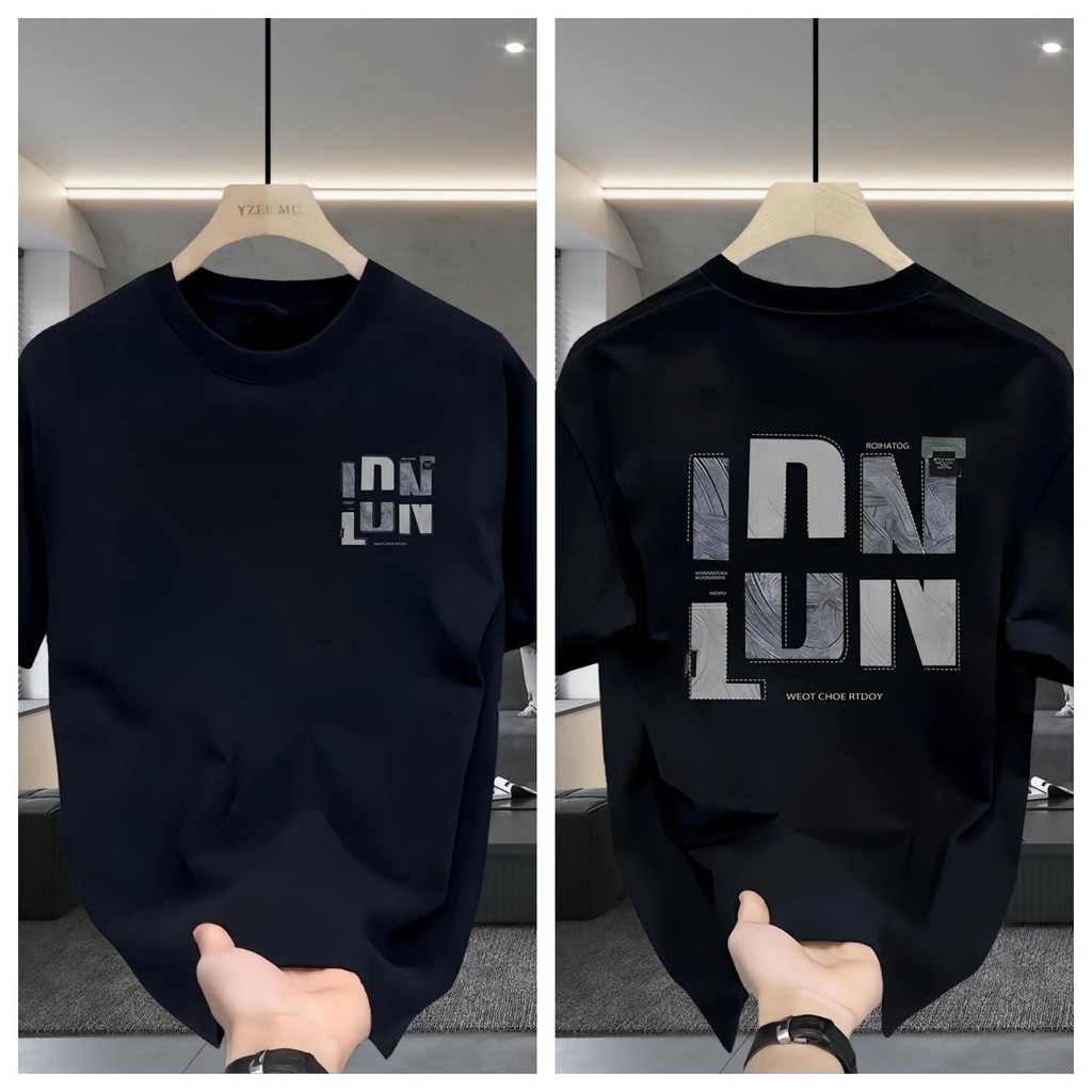 ✅STOK SEDANG TERSEDIA baju longgar besar pakaian tren harajuku set suami isteri baju t kapas saiz besar lelaki baju dre