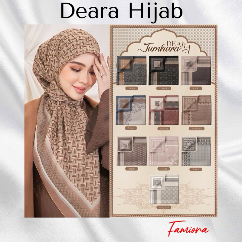 Tudung Bawal Printed Senang Bentuk Cotton Voile Deara Hijab Tumhara Birthday Edition Mariposa Dearaya Jeewa Bidang 45