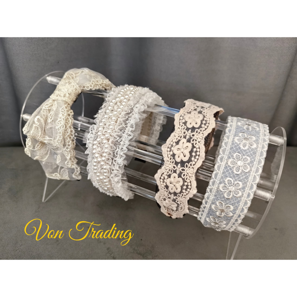 Korea Elegant High Quality Lace Hairbands (Ready Stock) 韩国优雅高品质蕾丝发箍（现货）