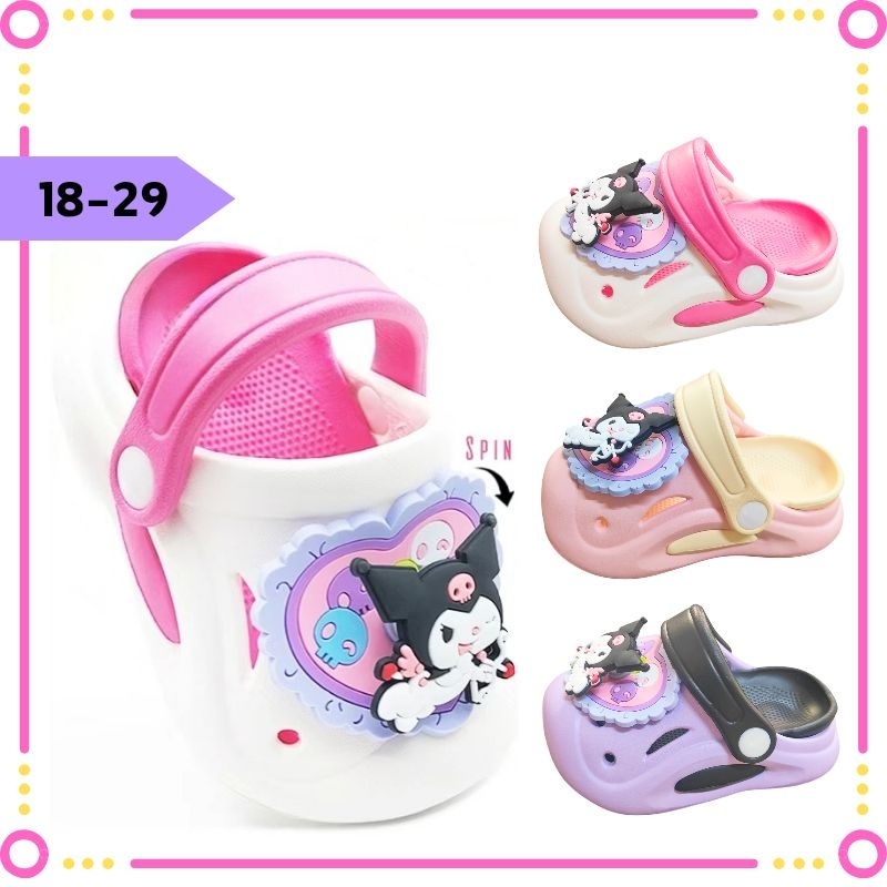 shoesMM0-5years Lovely Baby Kuromi Fashion Sandals Spin
