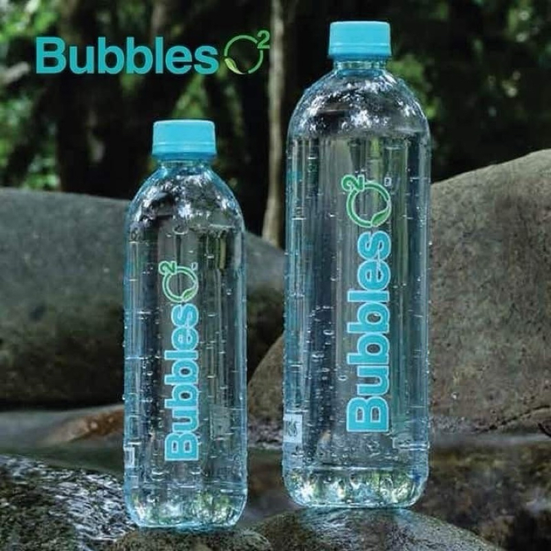BUBBLES O2 (425ml)(800ml) (OXYGENATED MINERAL WATER) AIR MINERAL SEMULAJADI BEROKSIGEN PERTAMA DI MALAYSIA VIRAL