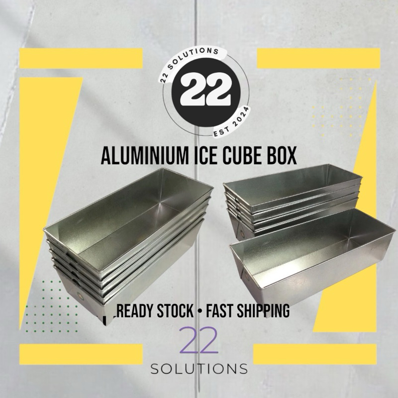 (VWS) Aluminium Ice Cube Box | Tray Rack | Tray Ice | Pembeku Ais | Takung Beku Ais | Bekas Simpan Ais | Bekas Ais