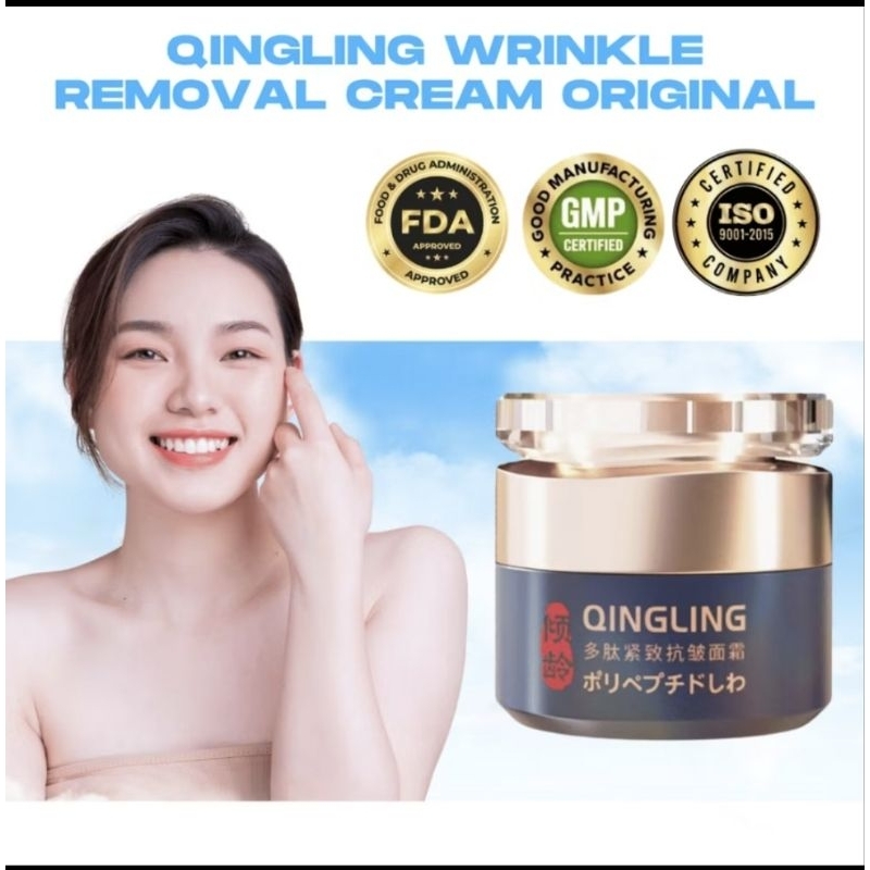Qingling Karim Penghilang Kedutan Wrinkle Removal Cream Anti-Aging  Qingling Facial Moisturizing Treatment Cream