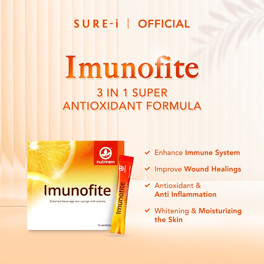 【SURE-i】Imunofite 超强抗氧化剂消炎美白润肤增强免疫力 Vitamin C, Whitening Supplement, Boosts Immune System, Reduce Oral & Dental Problems