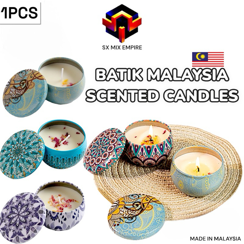 Scented Candle Dry Flower Natural Soy Wax Candle Aromatherapy Candle Essential Oil Door Gift Lilin Wangi Aroma Candle