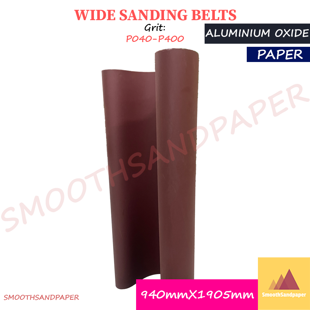 940X1905mm Sanding Belts / Paper / Aluminium Oxide [2pcs] 木工砂带机用氧化铝纸基宽砂带 【2条装】 image 2
