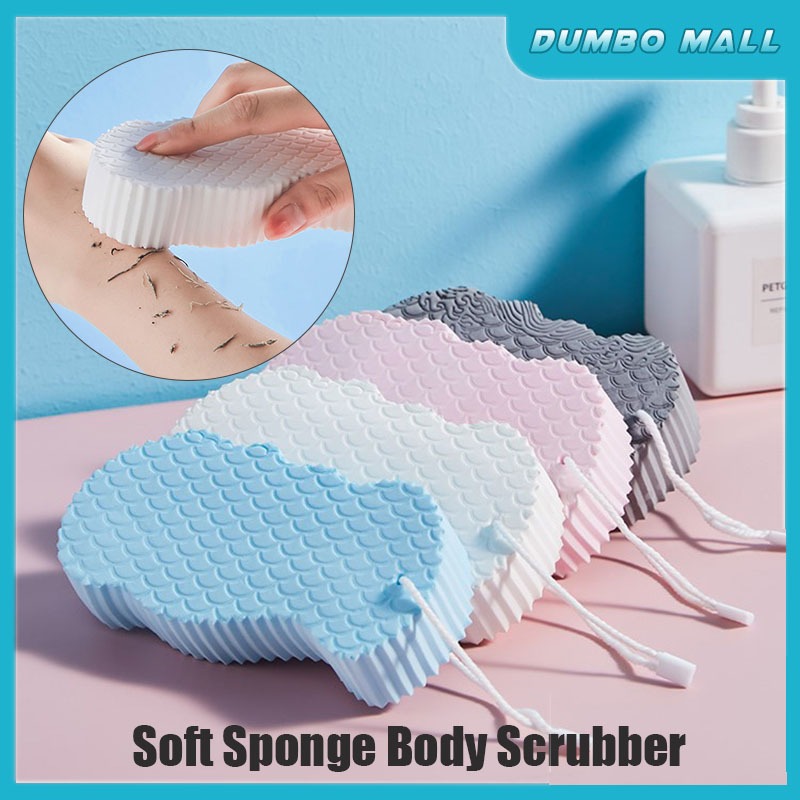 Body Sponge Scrubber Soft Shower Bath Scrub Sponge Exfoliating Skin Remover Exfoliante