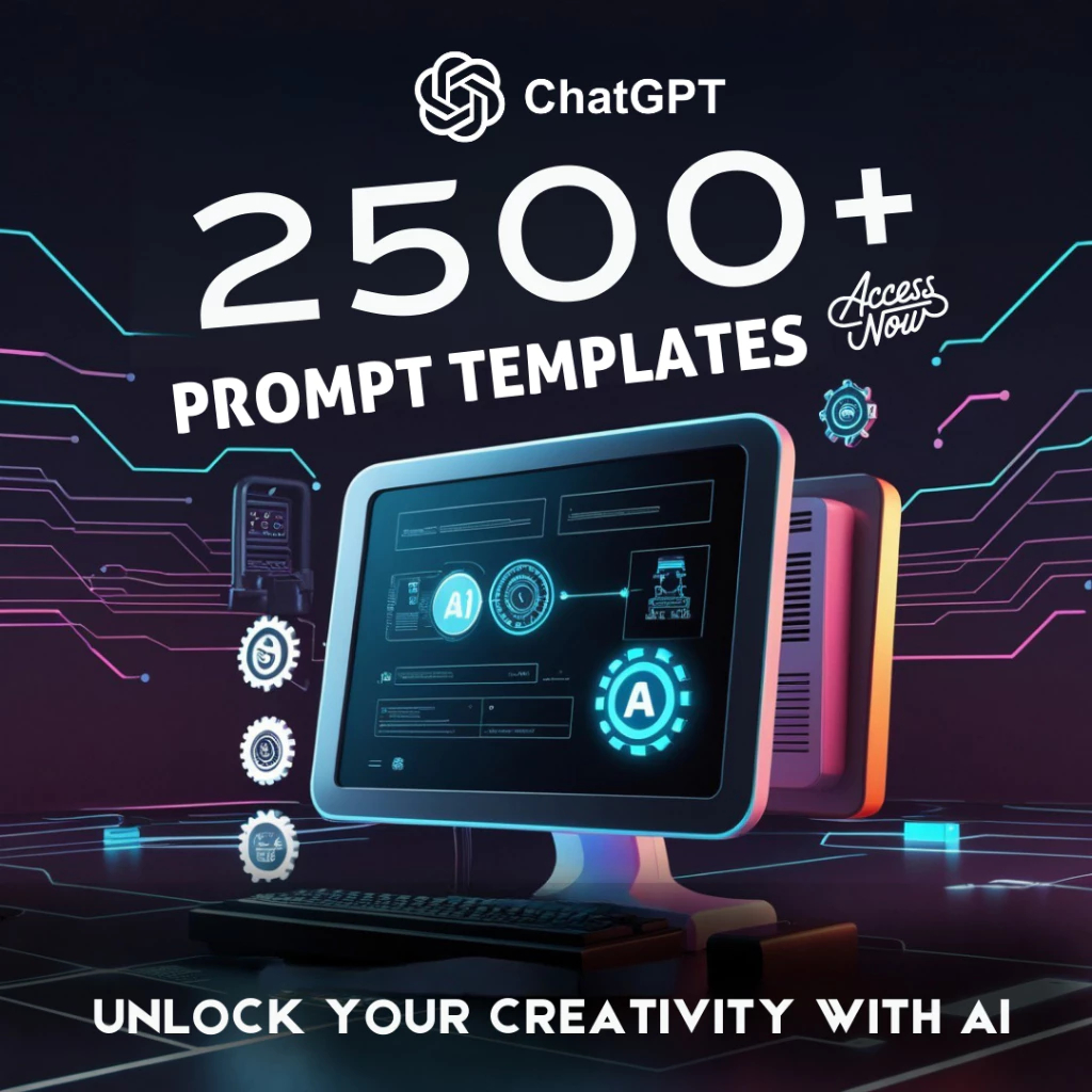 ChatGPT 2500+ Prompt templates || Unlock Your Creativity With Ai | Get instant Access