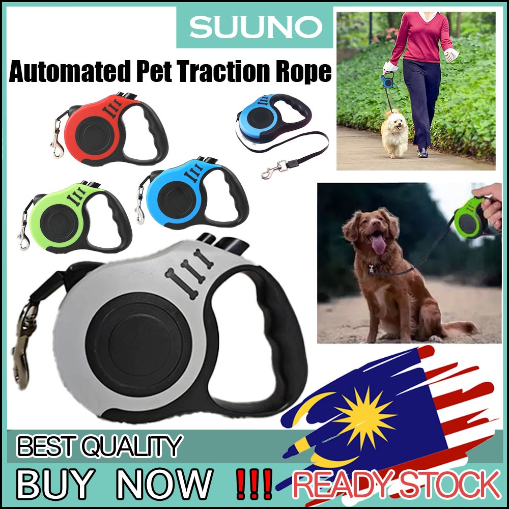 Product Dog Cat Traction Rope Automatic Telescopic Traction 3m & 5m Length 宠物自动牵引绳 Traction Rope Pet