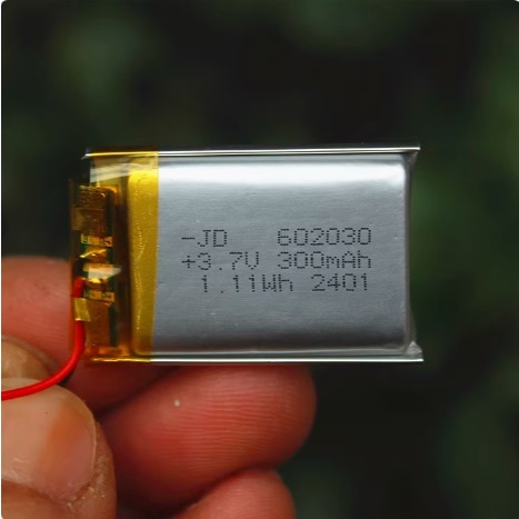 1 piece 3.7V LiPo 602030 300mAh Battery (Lithium Polymer) Batteri for MP3 Bluetooth Al-Quran Digital Pen Camcorder