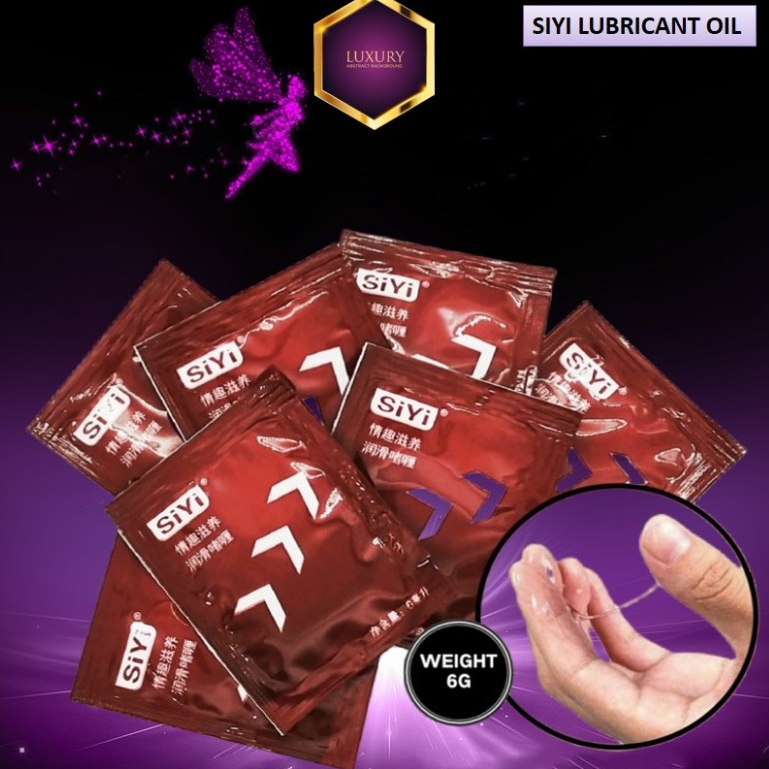 SIYI Jelly Minyak Seks 6g Personal Water Soluble Lubricant Oil Minyak Pelincir Gel Lube Seks Minyak 飞机杯油 sy lubricant