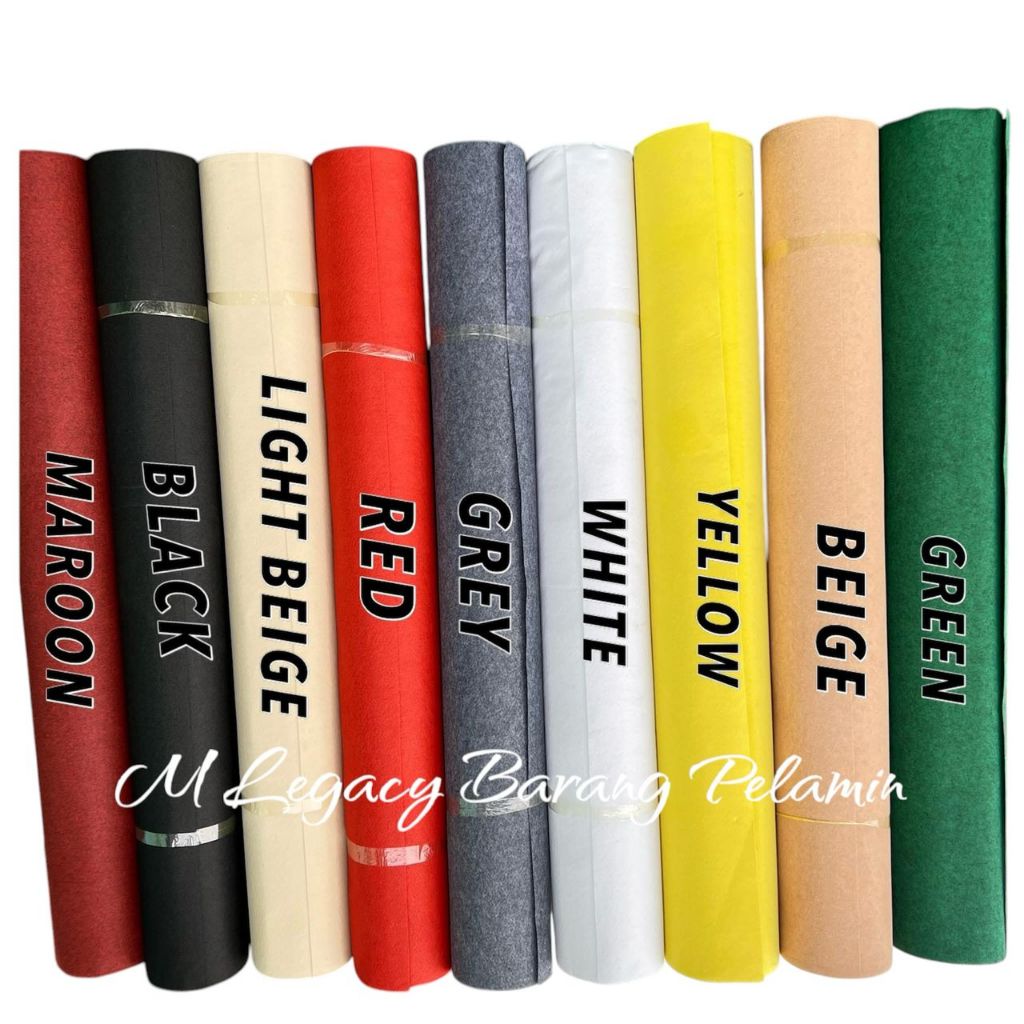 3ft Karpet Merah Hijau Putih Kuning Hitam Red Green White Yellow Black Carpet Wedding Carpet Needle Punch Karpet