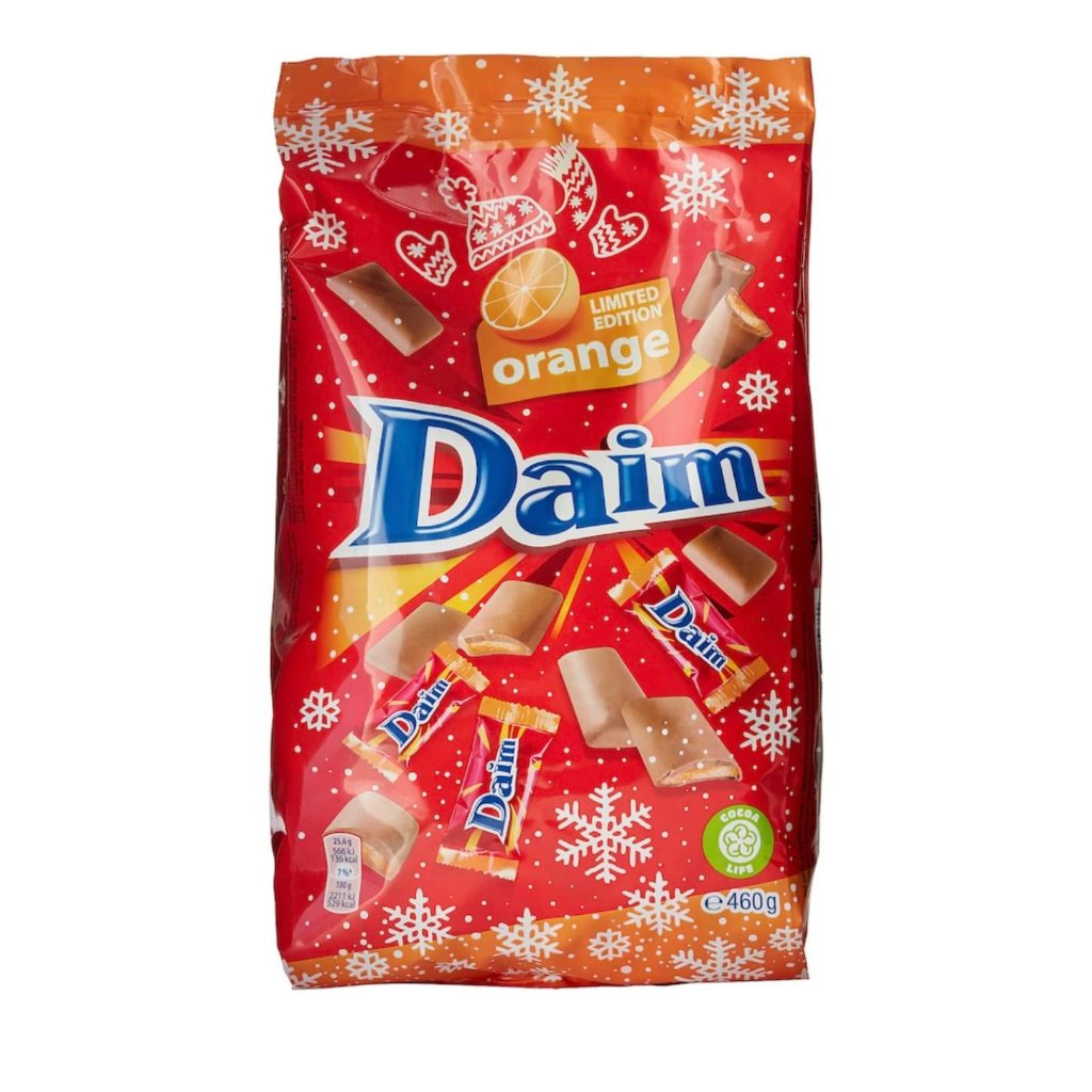 Daim Orange Chocolate Pouch 200g Made In EU