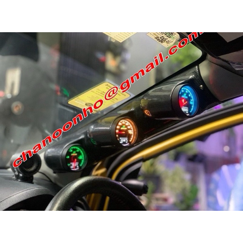 60MM SINGLE / 2 IN 1/3 IN 1 CARBON STYLE SIDE DASH DEFI GREDDY METER HOLDER