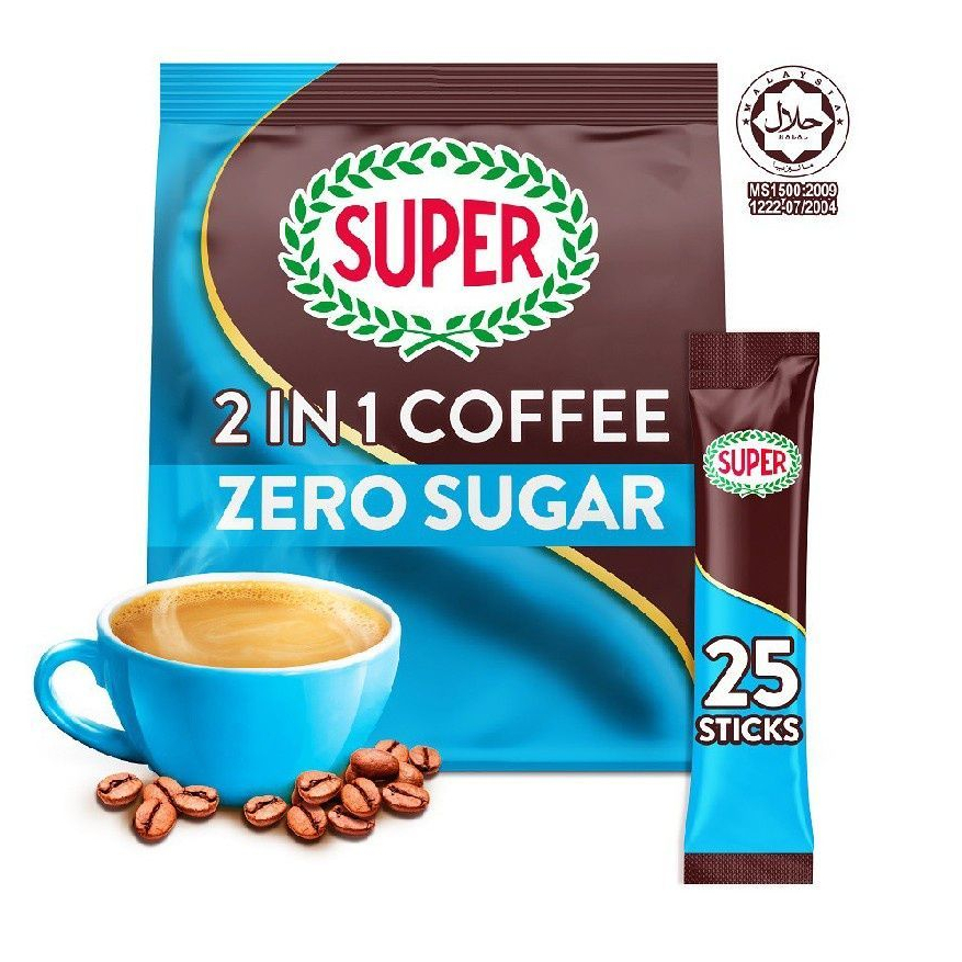 Super Coffee Zero Sugar 2 in 1 (25 x 12g)