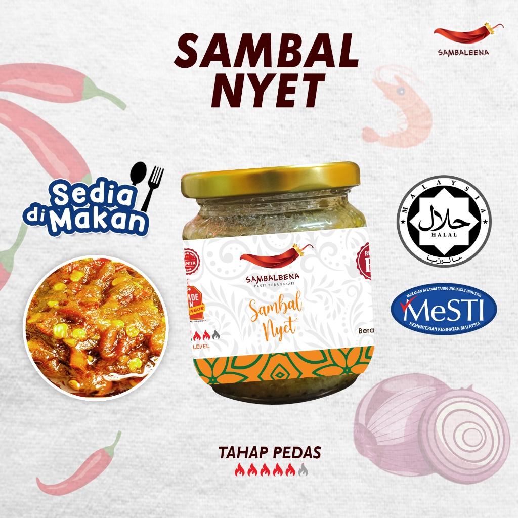 Sambal Nyet Sambaleena | Sambal Merah Nyet