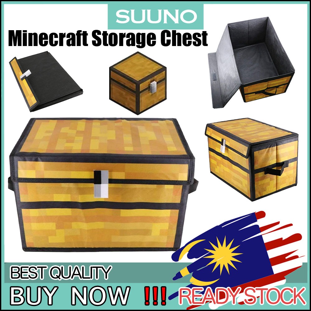 Minecraft Collabsible Storage Box Treasure Chest children's toy storage box box folding storage box