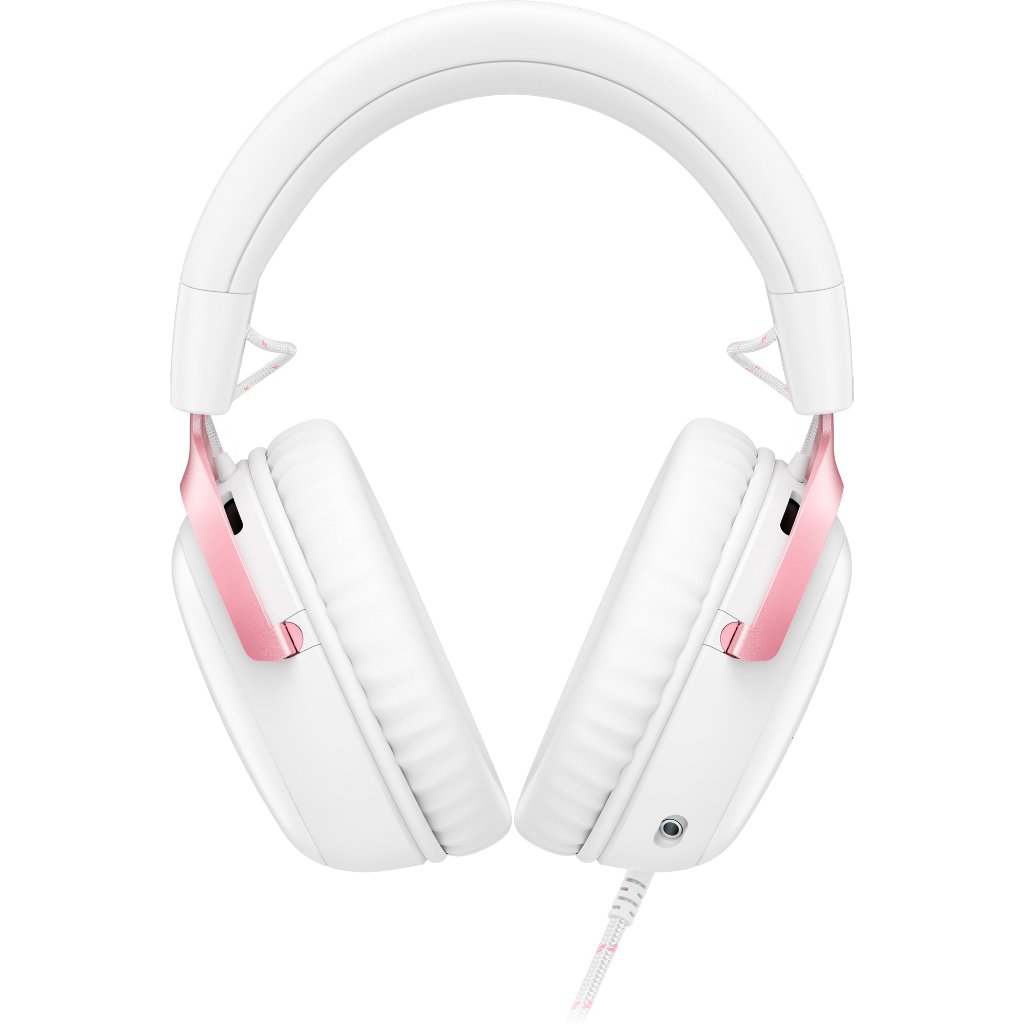 HYPER-X CLOUD III GAMING HEADSET SURROUND SOUND COMFORT DESIGN NOISE CANCELLING MIC WHITE PINK | WHI