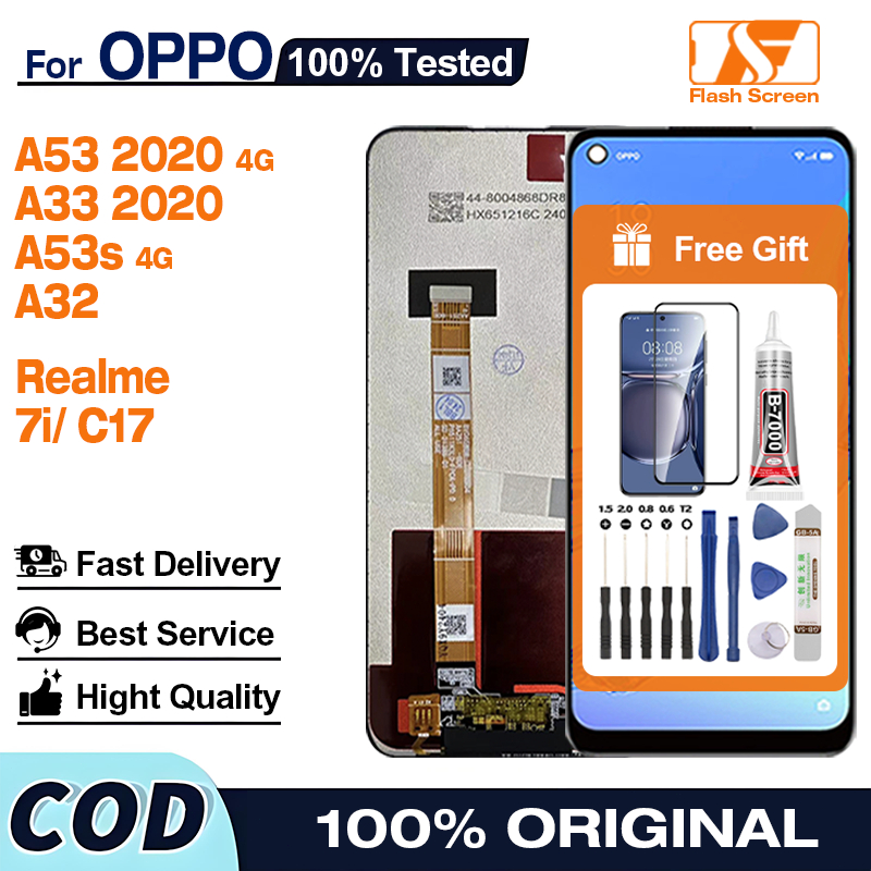 Protection En Verre Trempé Pour Oppo A32, A33, A53, Realme C17 - Anti-rayures Et Chocs