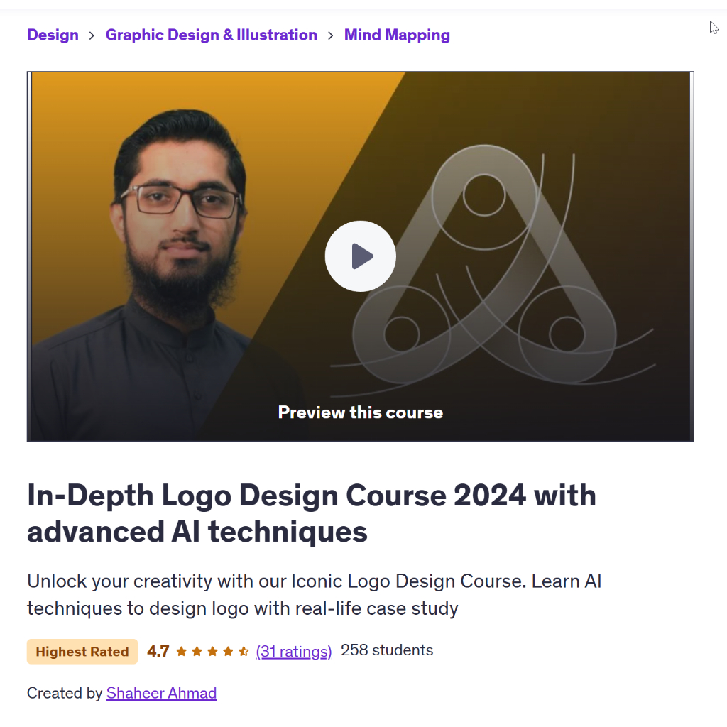 Logo Design Video Course - In-Depth Logo Design Course 2024 with advanced AI techniques - AI Logo Design
