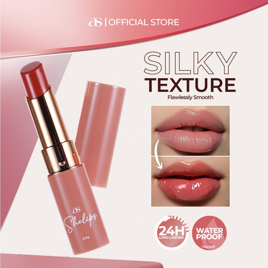 AS SHELIPS LIPSTICK SEMI GLOSS EFFECT