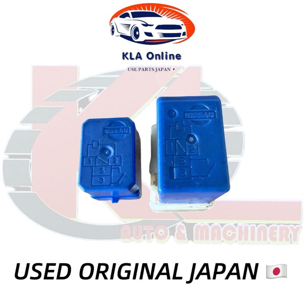 361.NISSAN 4PIN CAR KERETA RELAY HEAD LAMP POWER HORN RELAY MIYAMOTO/NAIS (USED JAPAN)