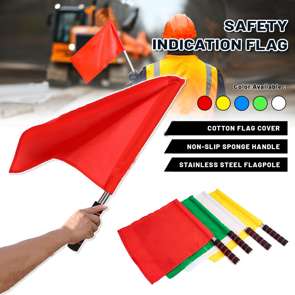 MOTUS Safety Indication Flag Command Flag Referee Flag Track Field Signal Security Control Bendera Keselamatan