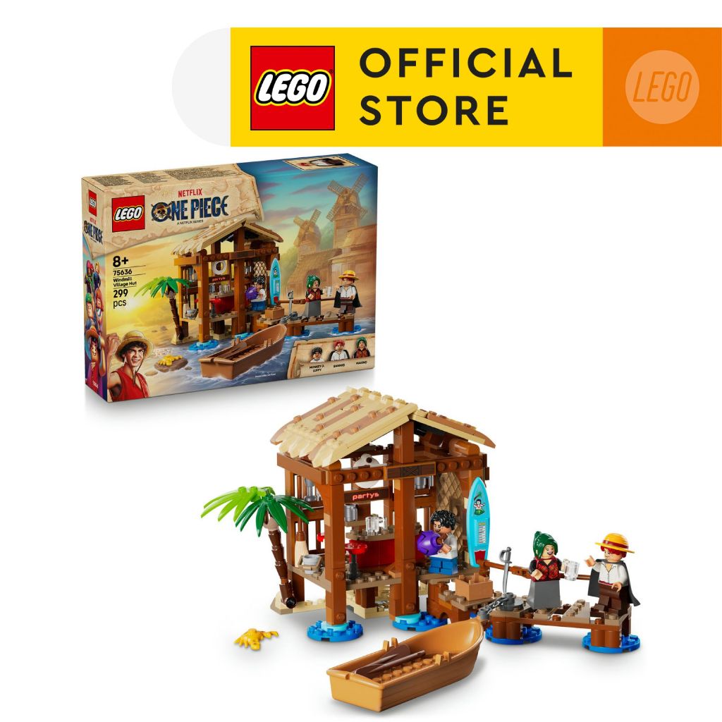 LEGO ONE PIECE 75636 Windmill Village Hut (299 Pieces)