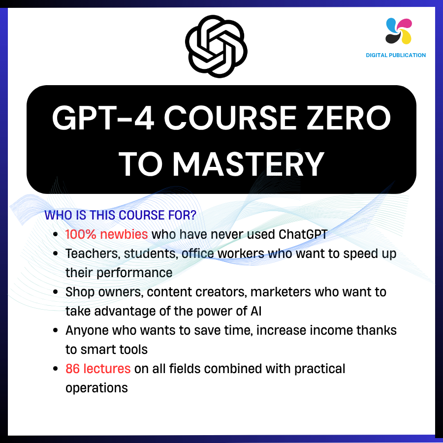 ChatGPT-4 COURSE ZERO TO MASTERY 100% Newbies Who Have Never Used ChatGPT