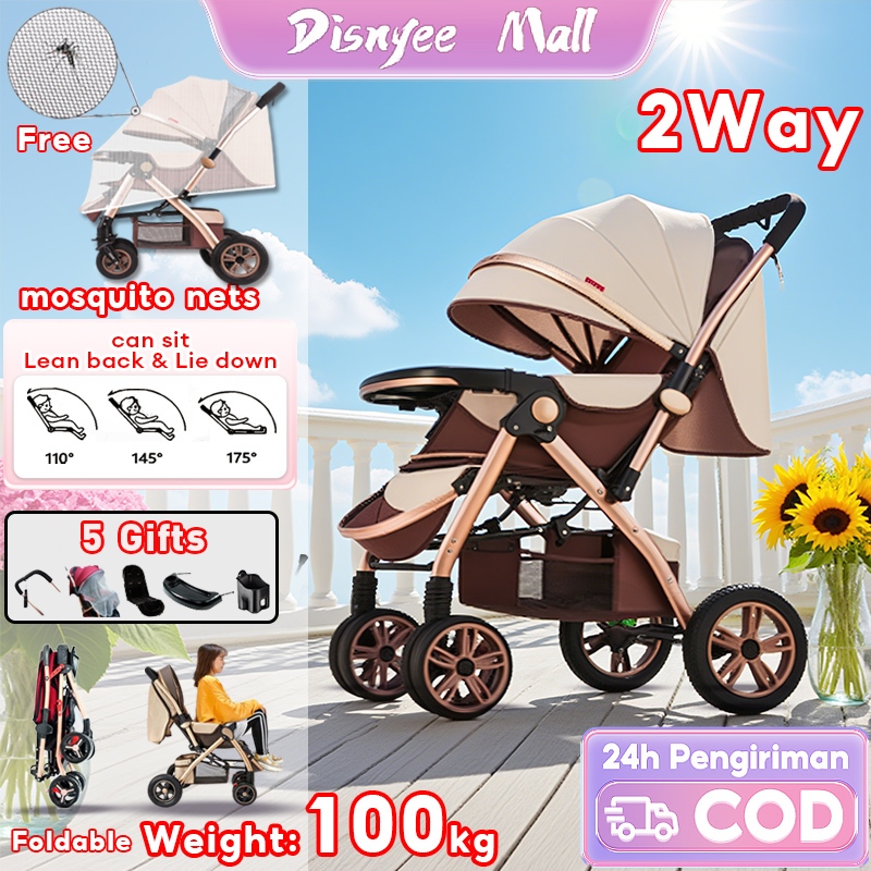 FREE PLATE Stroller Baby Two Way Baby Travel Newborn Stroller Magic Kids Stroller Foldable Carry On Board Aircraft 嬰兒車