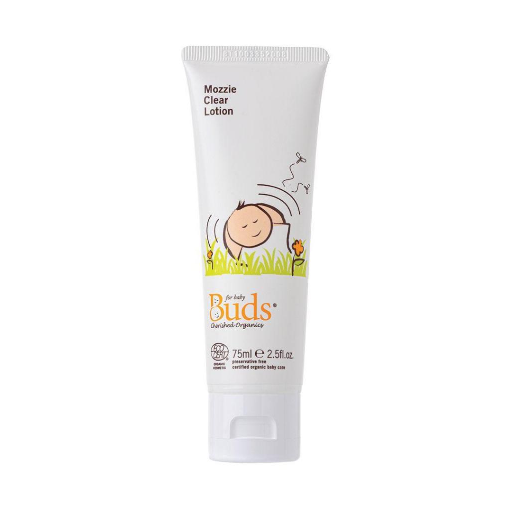 Buds Organics Mozzie Clear Lotion - Organic Mosquito Repellent for Baby (75ml)