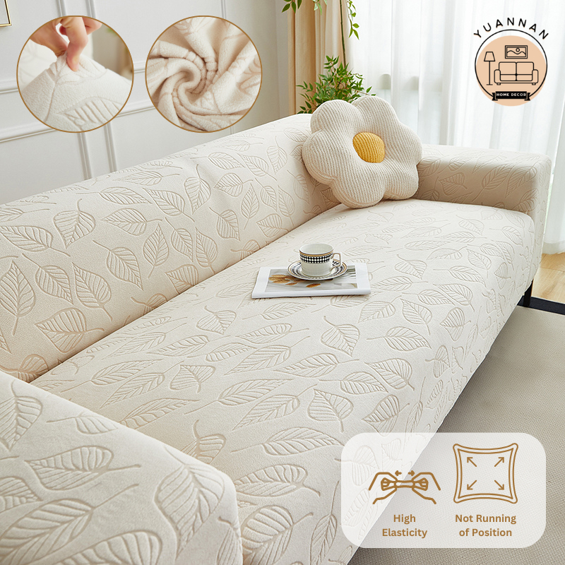 1/2/3/4 Seater Thickened Elastic Sofa Cover Universal Non-slip Anti-cat Scratch Cushion Cover沙发套
