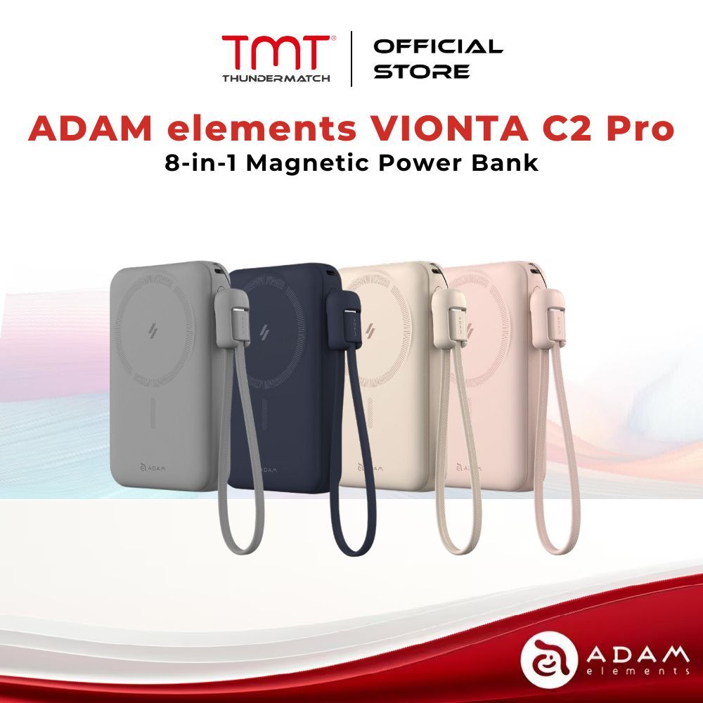 ADAM elements VIONTA C2 Pro 8-in-1 Magnetic Power Bank