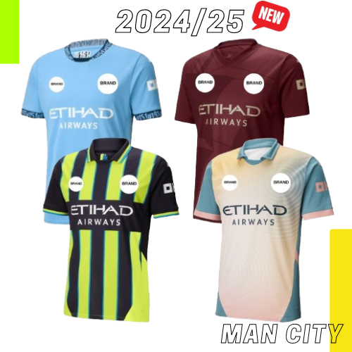 (NEW) Manchester City MC Home Away Third 3rd Kit 24/25 Football Jersey EPL Jersey Murah Kualiti Baju Jersey Jersi Bola