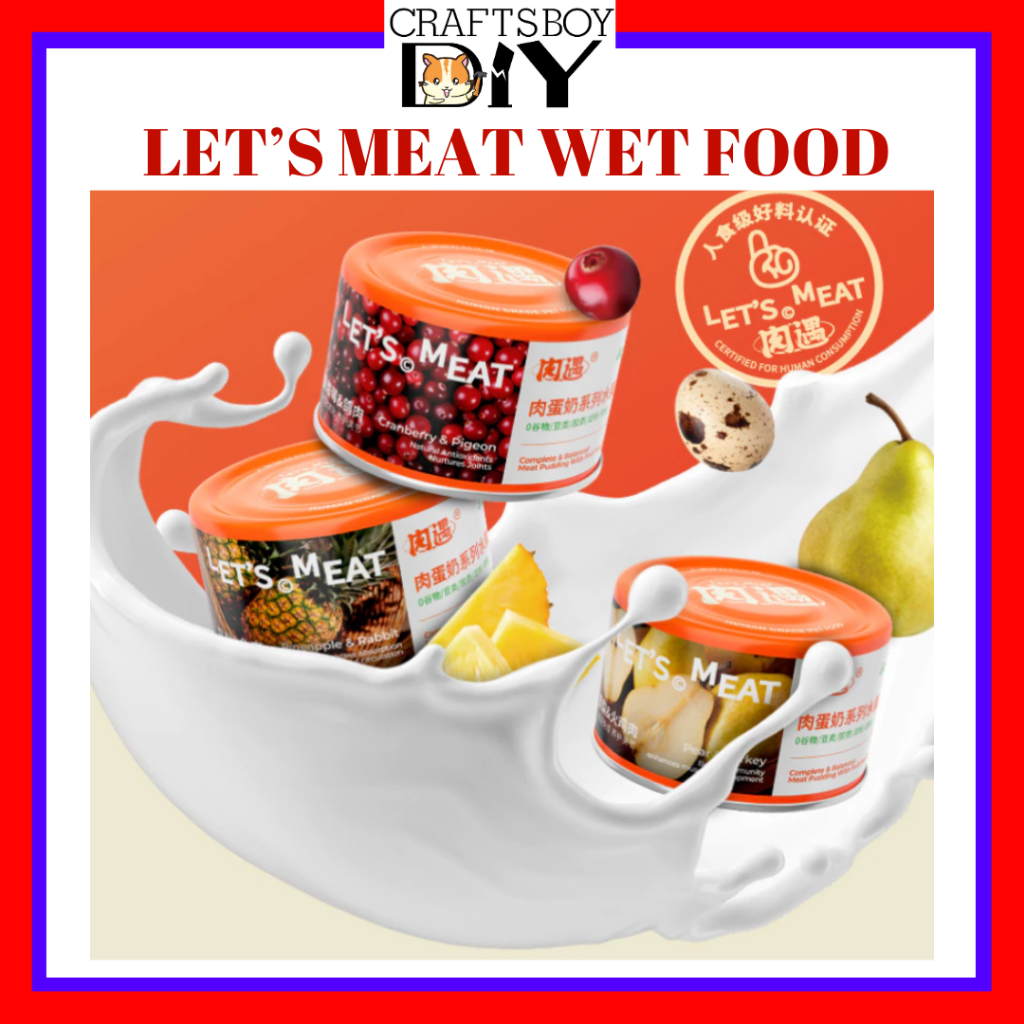 Let's Meat Cat Canned Food 85g | Camel Milk | Complete Wet Food
