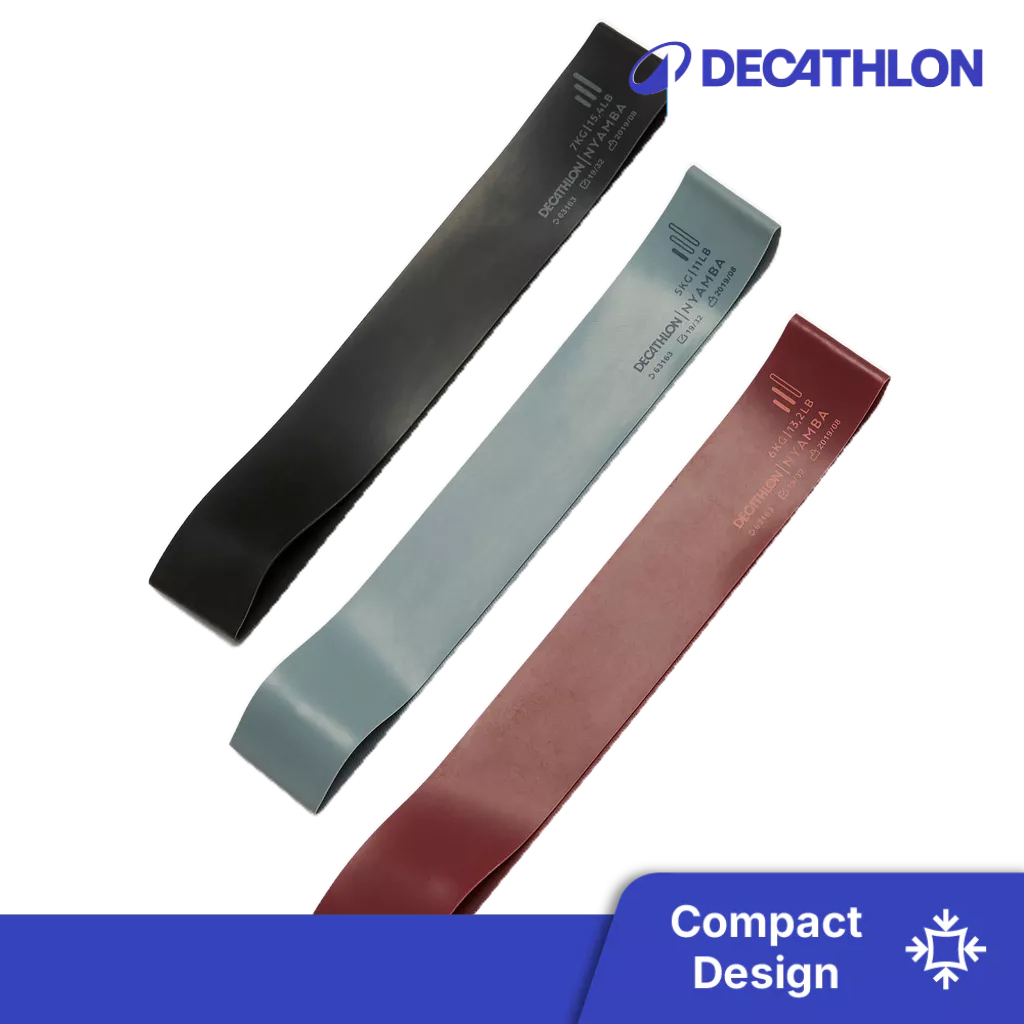Decathlon Pilates Mini Resistance Bands (3-Pack) - Nyamba