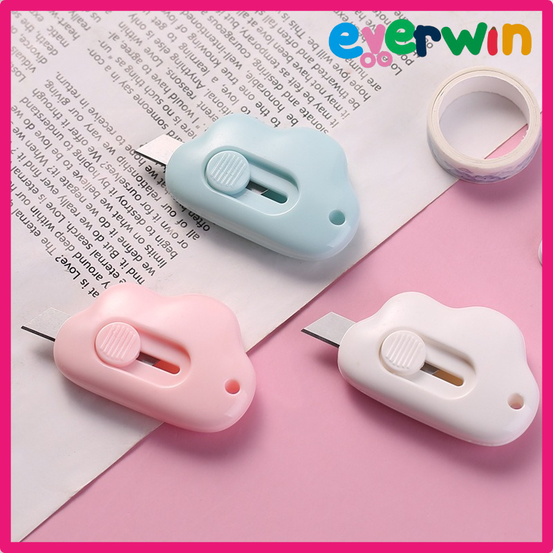 【EWW】Mini Cloud Cutter Cute Art Knife Small Portable Parcel Paper Box Opener Pisau Kecil Comel迷你云朵小刀片