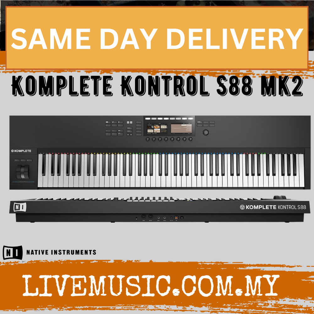 Native Instruments Komplete Kontrol S88 MK2 88-key Controller (S-88/S 88)