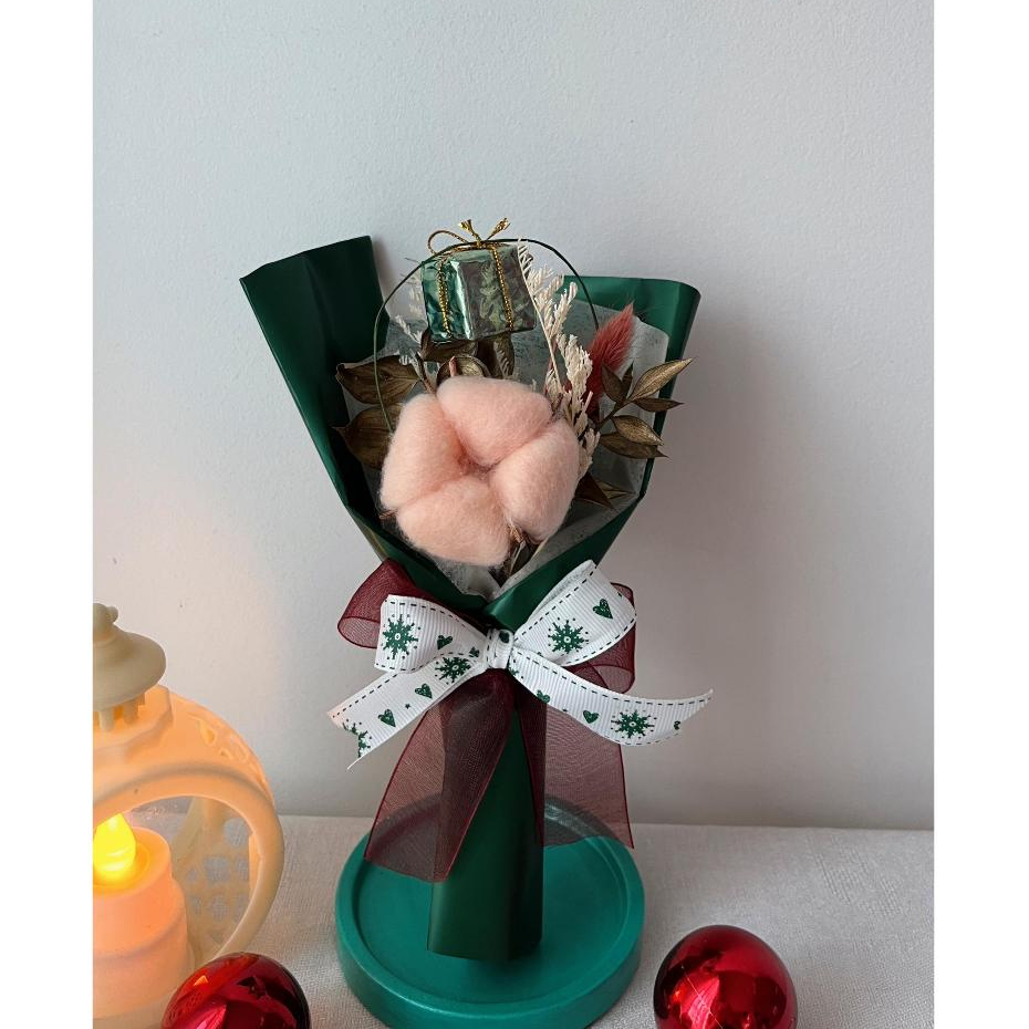 CFBS002 Single Dried&Preserved Flower Christmas Bouquet-Gift in random color (Gift/Christmas Decor)